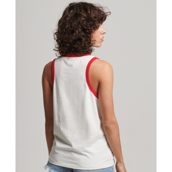 Superdry Γυναικεία αμάνικη μπλούζα Vintage Roll With It Vest